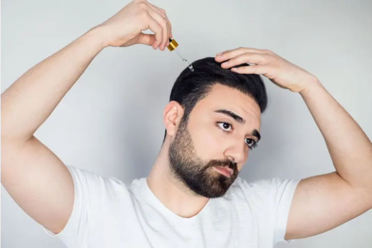 Hair Serum Application