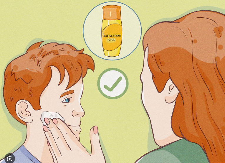 Sunscreen application